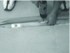 Figure 11 - Mechanical fastening of single-ply PVC waterproofing membranes. Various types of plates are used.