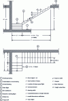 Figure 6 - Staircase with two straight flights and intermediate landing in reinforced concrete (© ETI)