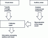 Figure 11 - Simplified diagram of how the spatial components of an auditory stimulus are handled by the visual information processing chain.