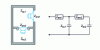 Figure 25 - Principle and equivalent diagram of the passive loudspeaker-loaded loudspeaker system