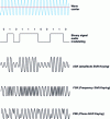 Figure 3 - Basic digital modulations