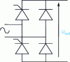 Figure 14 - Structure of a mixed diode/thyristor bridge