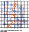 Figure 6 - Schematic representation of the simulation of a flame-vortex interaction in LES