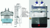 Figure 1 - Examples of cross-sections for the Oasis Class and Epic (Royal Caribbean & Norwegian Cruise Line, 2015 [5])