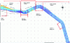 Figure 10 - Layout plan for phase 4 of the improved water accesses to the SNIM mineral terminal (based on [26])