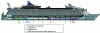 Figure 2 - Side openings and network connections on the Oasis of the Seas cruise ship (Royal Caribbean, 2015 [5])