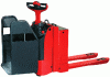 Figure 3 - Stand-on electric pallet truck with fixed side guards