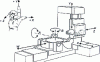 Figure 20 - Travel axes of a horizontal spindle machining center