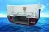 Figure 3 - Schematic layout of various box coolers in a ship's hull (copyright MME Group)