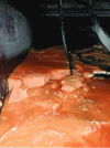 Figure 31 - Wax in a heavy fuel oil tank after incompatible mixing (copyright Verifuel)