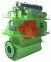Figure 48 - EGR-HP on 6S60ME-C8.2 engine (orange) [10] (copyright MAN B&W)