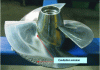 Figure 6 - Cavitation erosion on a propeller pump blade