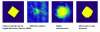 Figure 21 - Examples of data collected from optical printing and the imaging system (image converted to two levels: black/white, 0/1)