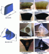 Figure 14 - 3D wing and propeller profile models
used to demonstrate SLA printability of photopolymer composite formulations
(reproduced with permission from [127])