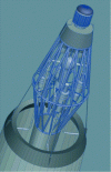 Figure 9 - Overview of the 200 kWe GENSF ERATO concept based on a lithium-cooled nuclear reactor using UN fuel rods