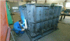 Figure 18 - Production of a metal mold for a MAVL container body (source: Andra)