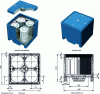Figure 9 - MAVL waste storage container: example of bituminized effluent drums (source Andra)