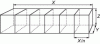 Figure 12 - Dividing a long room into homogeneous cells