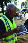 Figure 12 - Daily site management on tablet PC via the Internet (source: Eurovia)