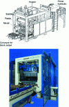 Figure 2 - Vibrating press and discharge conveyor