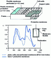 Figure 39 - Absorption coefficient of a complex wall made up of honeycomb structures 