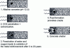 Figure 2 - Formation of concrete spalls by the pushing of reinforcement affected by corrosion