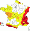 Figure 40 - Seismic zoning of France (effective 1 May 2011) (according to article D.563-8-1 of the Environment Code)