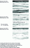 Figure 11 - Development of polyimide microcracking during ageing at 315°C
