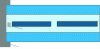 Figure 2 - Cross-sectional diagram of a photovoltaic module (scales are not to scale)