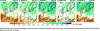 Figure 7 - Spatial distribution of changes in extreme summer precipitation in Europe, as simulated by various models