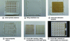 Figure 6 - Steps in manufacturing a 28 GHz antenna array using LTCC [9]