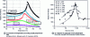 Figure 12 - Influence of grain size on the permittivity evolution of dense BaTiO3 ceramics.