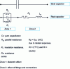 Figure 2 - Equivalent diagram to a real capacitor