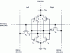 Figure 5 - Electrical diagram of a type 6T memory
cell in a CMOS SRAM.