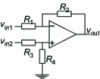 Figure 12 - Voltage subtractor amplifier