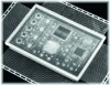 Figure 17 - Complex processor for avionics applications,
on MCM-D active substrate (doc. GEC-Marconi Avionics, Radar Systems
Division)