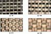 Figure 6 - Optical microscope images of different glass tissues [1]