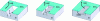 Figure 16 - Silicon crystal planes revealed by wet etching through a silica mask