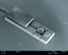 Figure 18 - Aligning a ball lens and an optical fiber with a laser using V-grooves (source: Fraunhofer Gesellshaft/IZM)