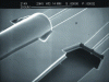Figure 6 - Fiber mounted in a groove on an "integrated optics" component (source CEA/Leti ©Artechnique)