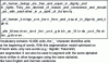 Figure 2 - Segmentation into sublexical units of the first article of the French, English, and German versions of the Universal Declaration of Human Rights