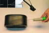 Figure 12 - Contour detection and identification of a puncture tool on a phantom