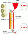 Figure 6 - Schematic diagram of the impregnation of wires and ribbons, or Y-Preg (source: Fibroline)