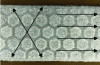 Figure 7 - SAP placement and creation of drainage channels, top view (source: Fibroline)