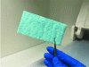 Figure 8 - Fibroline prototype of a patch impregnated with hemostatic powder
