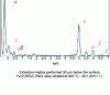 Figure 42 - EDX spectrum performed by METHR on a nitride (Fex, Cry)N in disc form [3]