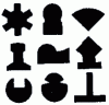 Figure 14 - Various solid profiles