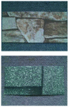 Figure 27 - Stone-like laminated films on a steel substrate (PPG DongJu)