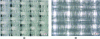 Figure 12 - Fabric viewed in direct light (left) or by transmission (right) (source: LPMT)