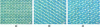 Figure 5 - Plain weave (left), 4-thread twill (center), and 4-thread satin (right) made with the same cotton yarns and the same warp and weft counts for all three weaves (source: LPMT)